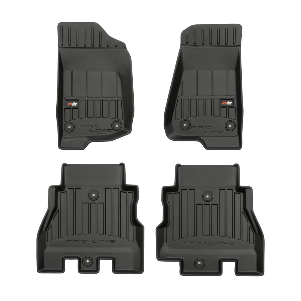 Εικόνα 1 από 5 — Πατάκια Αυτοκινήτου ProLine Jeep Wrangler (έκδοση Rubicon) 2017-> 4τμχ Frogum