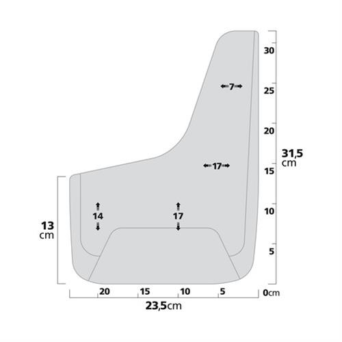 Εικόνα 4 από 4 — ΛΑΣΠΩΤΗΡΕΣ SPLASH-GUARDS UNIVERSAL (L) 26x37cm 2ΤΕΜ.