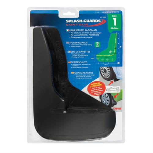 Εικόνα 4 από 5 — ΛΑΣΠΩΤΗΡΕΣ SPLASH-GUARDS CONTOUR 22x29cm TYPE-2 2ΤΕΜ.