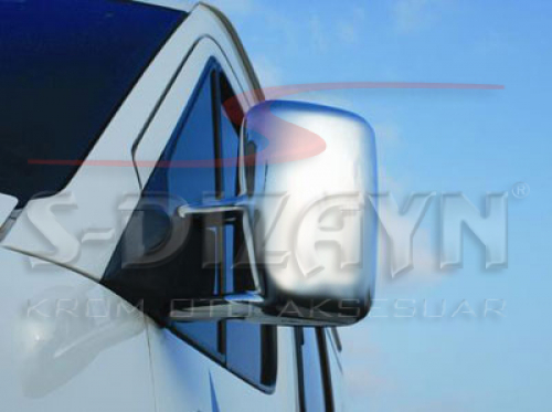 Εικόνα 1 από 1 — ΚΑΠΑΚΙΑ ΚΑΘΡΕΠΤΗ ΧΡΩΜΙΟΥ ΜΕΤΑΛΛΙΚΑ ΓΙΑ VW VOLT/LT 1998-2006
