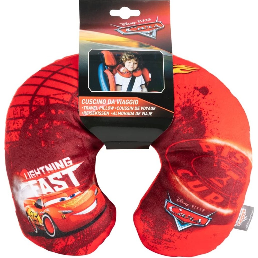 Εικόνα 6 από 7 — Μαξιλαράκι Ταξιδιού Παιδικό Cars McQueen 1τμχ Colzani