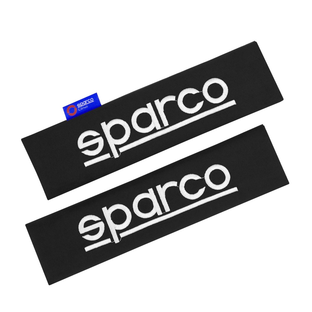 Εικόνα 1 από 4 — Μαξιλαράκια ζώνης μαύρα 2τμχ Sparco