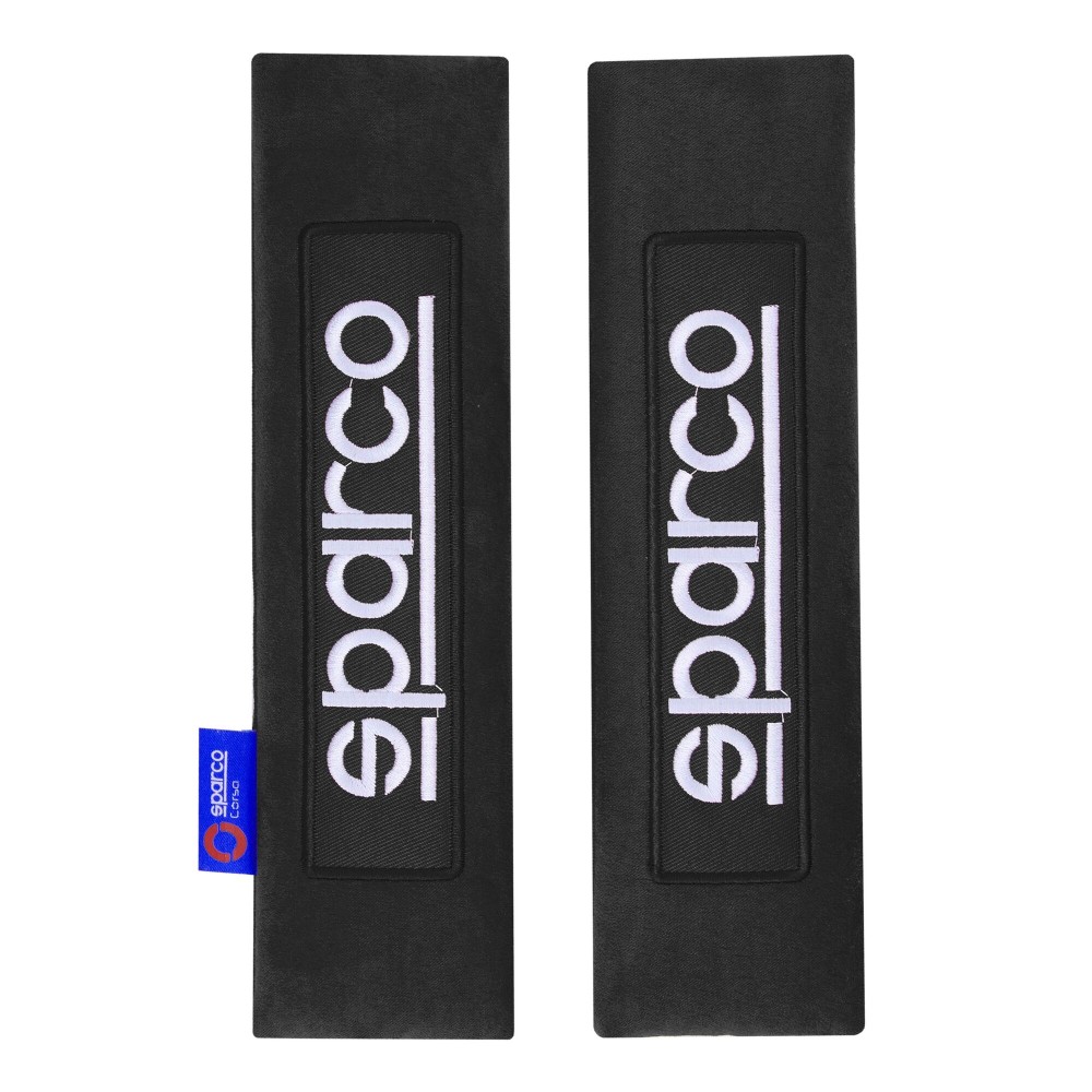 Εικόνα 1 από 3 — Μαξιλαράκια ζώνης μαύρα 2τμχ Sparco