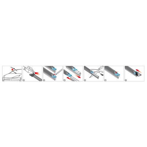 Εικόνα 3 από 4 — ΛΑΣΤΙΧΑ ΥΑΛΟΚΑΘΑΡΙΣΤΗΡΩΝ BOSCH AEROTWIN REFILL ΓΡΑΦΙΤΗΣ 71cm (28 INCH) 2ΤΕΜ. ΚΑΤΑΛΛΗΛΑ ΓΙΑ FLAT ΝΕΟΥ ΤΥΠΟΥ ΥΑΛΟΚΑΘΑΡΙΣΤΗΡΕΣ