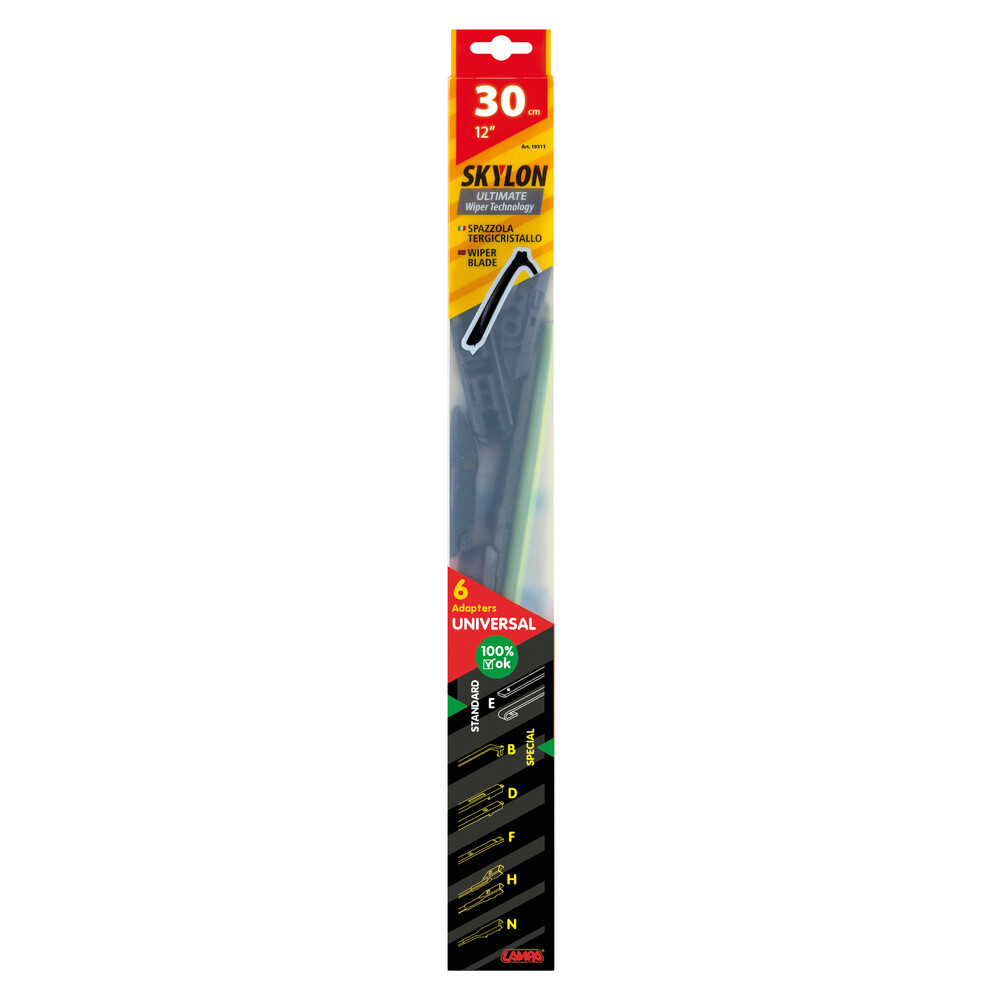 Εικόνα 4 από 4 — Lampa – Υαλοκαθαριστήρας Skylon Multi-Fit System 30cm (12”), Αθόρυβη & Αποτελεσματική Σάρωση Παντός Καιρού – 1 Τεμ. (L1931.1)