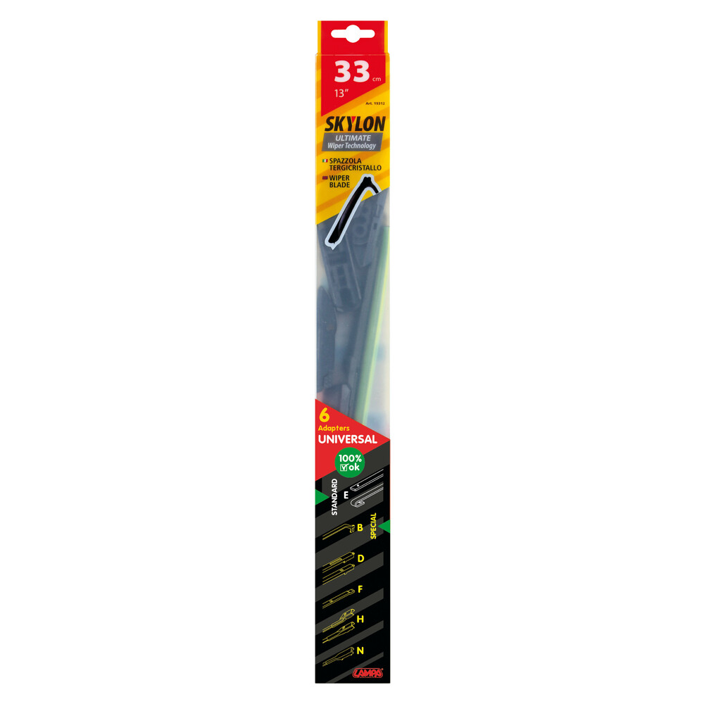 Εικόνα 6 από 6 — Lampa – Υαλοκαθαριστήρας Skylon Multi-Fit System 33 cm (13″), κορυφαία αεροδυναμική απόδοση και αθόρυβη σάρωση σε κάθε καιρική συνθήκη – 1 Τεμ. (L1931.2)