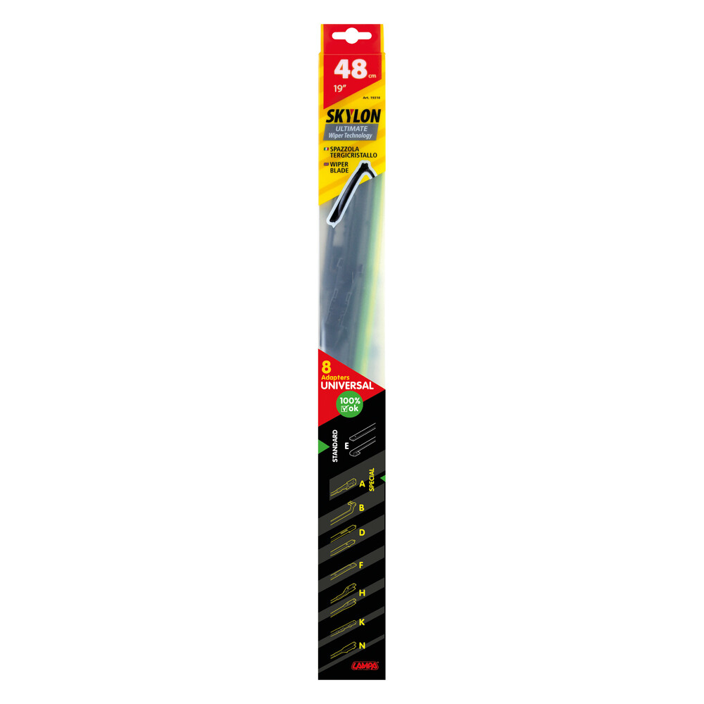 Εικόνα 5 από 5 — Lampa – Υαλοκαθαριστήρας Skylon Multi-Fit System 48cm 19″ Υψηλής Αεροδυναμικής Πίεσης, για Καθαρή Ορατότητα – 1 Τεμ. (1931.8)