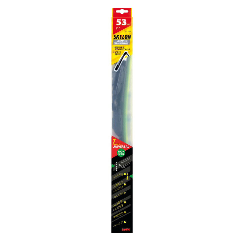 Εικόνα 5 από 5 — Lampa – Υαλοκαθαριστήρας Skylon Multi-Fit System 53 cm (21″), αεροδυναμικός σχεδιασμός για ομαλή σάρωση και μειωμένη τριβή – 1 Τεμ. (L1932.0)