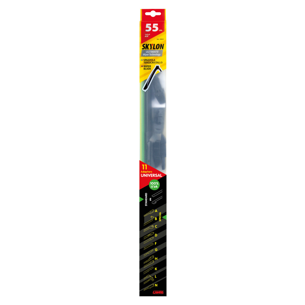 Εικόνα 5 από 5 — Lampa – Υαλοκαθαριστήρας Skylon Multi-Fit System 55 cm (22″), αεροδυναμικός σχεδιασμός για ομαλή σάρωση και μειωμένη τριβή – 1 Τεμ. (L1932.1)