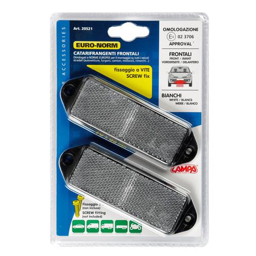 Εικόνα 2 από 2 — ΑΝΤΑΝΑΚΛΑΣΤΙΚΑ ΛΕΥΚΑ EURO-NORM 90x35mm 2ΤΕΜ