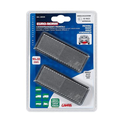 Εικόνα 2 από 2 — ΑΝΤΑΝΑΚΛΑΣΤΙΚΑ ΛΕΥΚΑ EURO-NORM 90x35mm 2ΤΕΜ