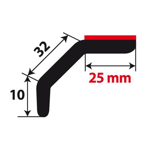 Εικόνα 3 από 5 — ΔΙΑΚΟΣΜΗΤΙΚΟ SPOILER UNI-SKIRT SK-2 25+32+10mm 250cm