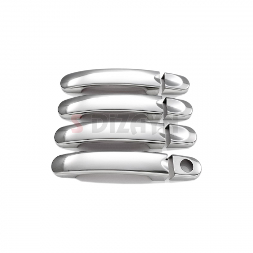 Εικόνα 2 από 4 — ΧΕΡΟΥΛΙΑ ΠΟΡΤΑΣ ΓΙΑ VW T5 CARAVELLE 2004+  ΧΡΩΜΙΟ ΜΕΤΑΛΛΙΚΑ 4ΤΕΜ.