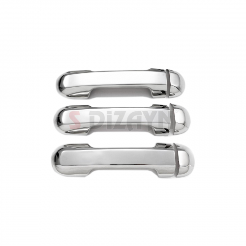 Εικόνα 2 από 4 — ΧΕΡΟΥΛΙΑ ΠΟΡΤΑΣ ΓΙΑ FORD TRANSIT CONNECT 2002-2014  ΧΡΩΜΙΟ ΜΕΤΑΛΛΙΚΟ 3ΤΕΜ.