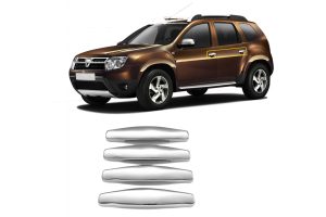 ΧΕΡΟΥΛΙΑ ΠΟΡΤΑΣ ΓΙΑ DACIA DUSTER 2009+ ΧΡΩΜΙΟ ΜΕΤΑΛΛΙΚΑ 4ΤΕΜ