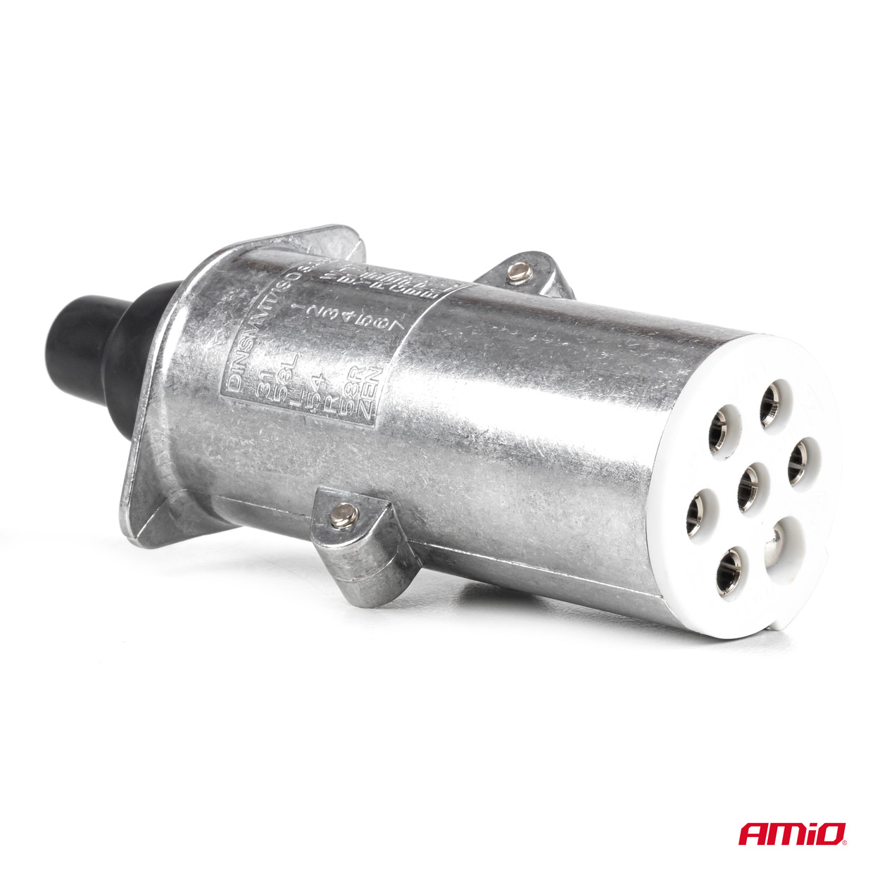 Εικόνα 3 από 5 — Amio – Πρίζα Κοτσαδόρου 24V 7PIN Type S Αλουμινίου Heavy Duty για Ασφαλή Σύνδεση & Καθημερινή Χρήση – 1 Τεμ. (04791/AM)