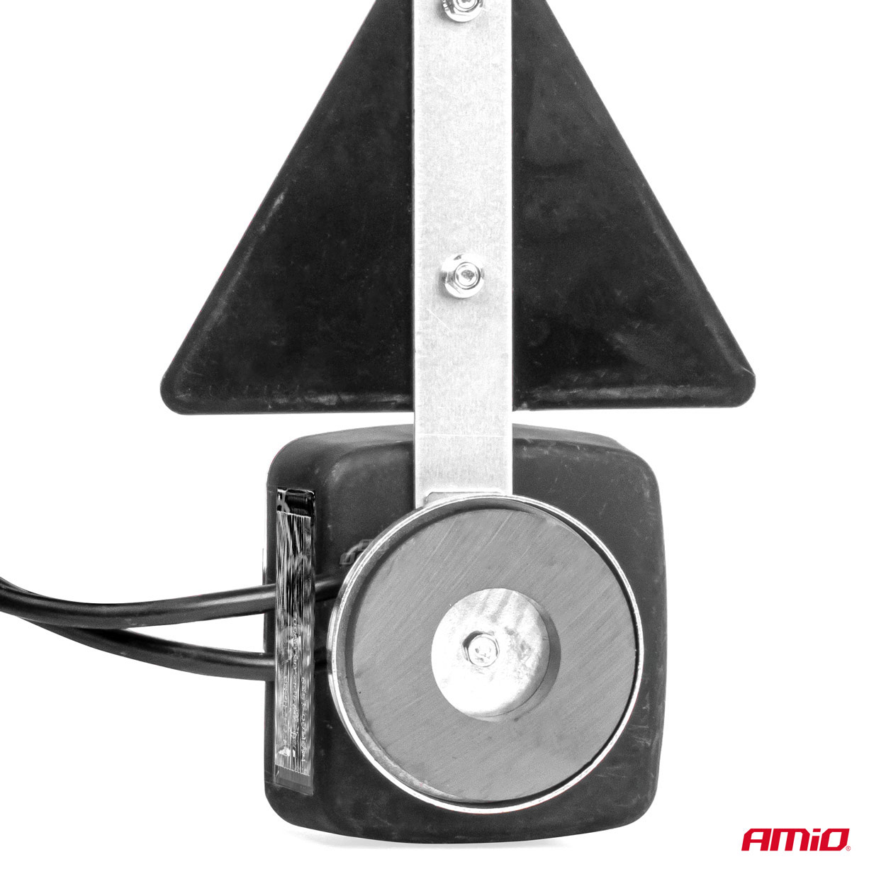 Εικόνα 3 από 7 — Amio – Φανάρια Τρέιλερ Μαγνητικά 12V με 7-PIN ISO & Ανακλαστικά Τρίγωνα για Ασφαλή Σήμανση & Ορατότητα – 2 Τεμ. (02095/AM)