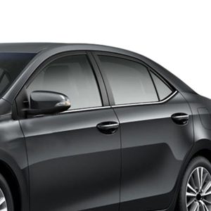 TRIM ΠΑΡΑΘΥΡΩΝ ΑΥΤΟΚΟΛΛΗΤΑ ΧΡΩΜΙΟΥ 4ΤΕΜ. ΓΙΑ TOYOTA COROLLA 4D 2014+