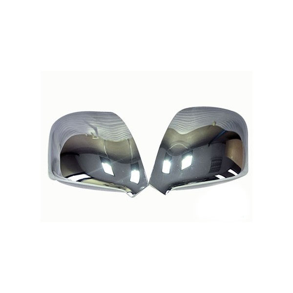 Εικόνα 1 από 1 — ΚΑΠΑΚΙΑ ΚΑΘΡΕΠΤΩΝ ΓΙΑ VW T5/T6 TRANSPORTER VAN 2010+/AMAROK ΧΡΩΜΙΟΥ 2 ΤΕΜ. ΜΕΤΑΛΛΙΚΑ