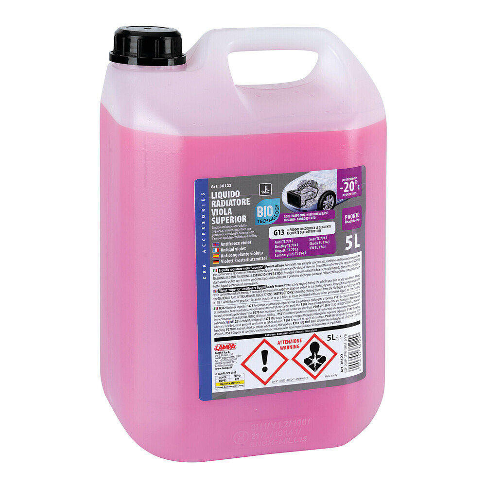 Εικόνα 1 από 1 — ΑΝΤΙΨΥΚΤΙΚΟ SUPERIOR-VIOLET -20°C 5LT G13 BIOTECHNOLOGY (ΠΑΡΑΦΛΟΥ) LAMPA  – 1 TEM.