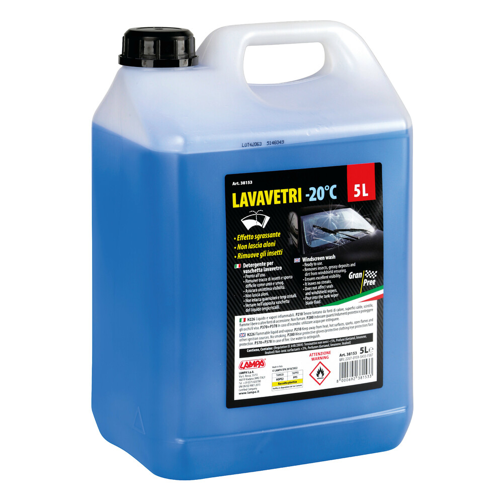 Εικόνα 2 από 2 — ΥΓΡΟ ΥΑΛΟΚΑΘΑΡΙΣΤΗΡΩΝ GRAN-PREE -20°C 5000 ml LAMPA – 1 TEM.