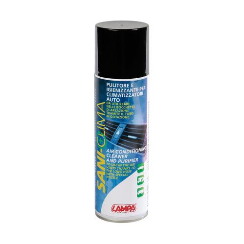 Εικόνα 1 από 5 — Lampa – Καθαριστικό Σπρέι Air Condition A/C Sani-Clima 400 ml με Σωληνάκι Επέκτασης για Καθαρισμό και Εξουδετέρωση Οσμών Κλιματισμού Αυτοκινήτου – 1 Τεμ. (ΧΜ.L3820.5)
