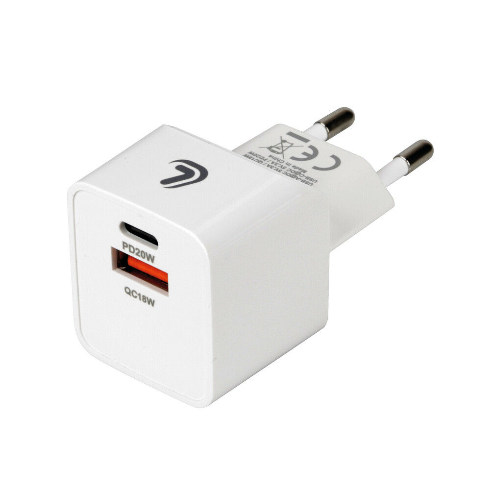 Εικόνα 1 από 3 — ΦΟΡΤΙΣΤΗΣ ME OIKIAKH ΠΡΙΖΑ 220/240V 20W  ΜΕ 2 ΘΥΡΕΣ USB (A+C) LAMPA – 1 ΤΕΜ.