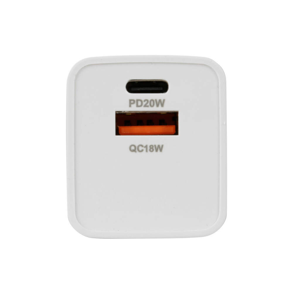Εικόνα 2 από 3 — ΦΟΡΤΙΣΤΗΣ ME OIKIAKH ΠΡΙΖΑ 220/240V 20W  ΜΕ 2 ΘΥΡΕΣ USB (A+C) LAMPA – 1 ΤΕΜ.