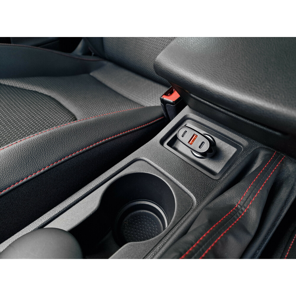 Εικόνα 3 από 4 — ΦΟΡΤΙΣΤΗΣ ΑΝΑΠΤΗΡΑ 12/24V MAX 40W ΜΕ 1 ΘΥΡΑ USB A & 2 ΘΥΡΕΣ USB C FAST CHARGE ΜΑΥΡΟΣ ROCKET 3 PRO LAMPA – 1 TEM.