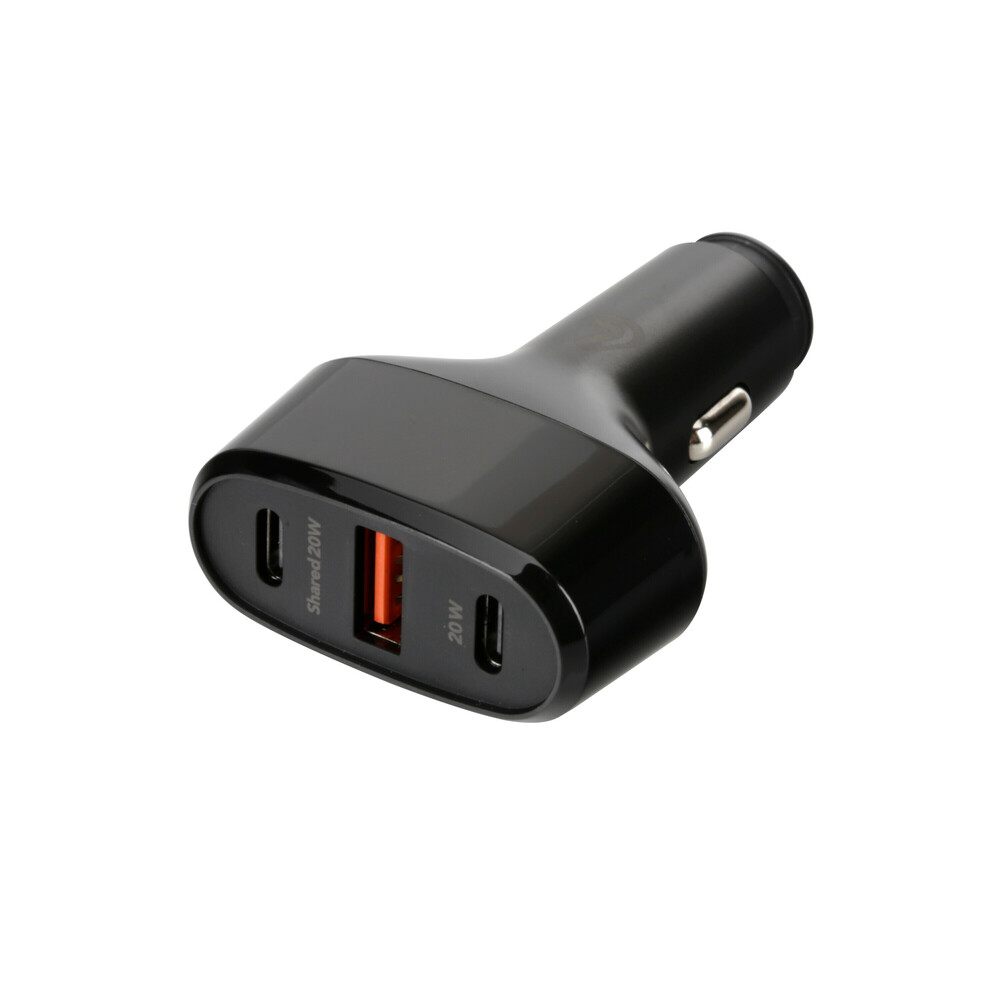 Εικόνα 1 από 4 — ΦΟΡΤΙΣΤΗΣ ΑΝΑΠΤΗΡΑ 12/24V MAX 40W ΜΕ 1 ΘΥΡΑ USB A & 2 ΘΥΡΕΣ USB C FAST CHARGE ΜΑΥΡΟΣ ROCKET 3 PRO LAMPA – 1 TEM.