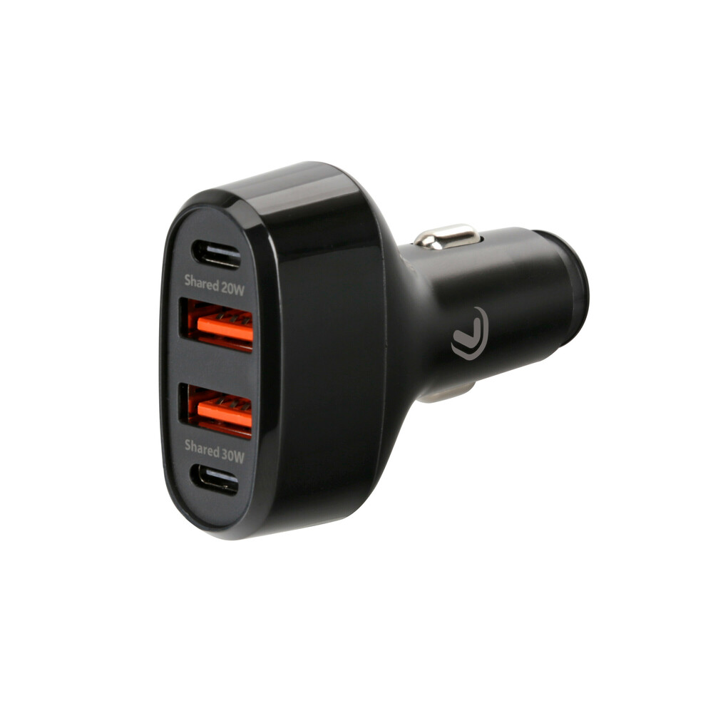 Εικόνα 2 από 4 — ΦΟΡΤΙΣΤΗΣ ΑΝΑΠΤΗΡΑ 12/24V MAX 50W ΜΕ 2 ΘΥΡΕΣ USB A & 2 ΘΥΡΕΣ USB C FAST CHARGE ΜΑΥΡΟΣ ROCKET 4 PRO LAMPA – 1 TEM.