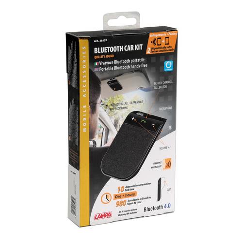 Εικόνα 5 από 6 — ΦΟΡΗΤΟ BLUETOOTH CAR KIT ΓΙΑ 2 ΣΥΣΚΕΥΕΣ ΜΕ ΗΧΕΙΟ ΚΑΙ ΚΛΙΠ