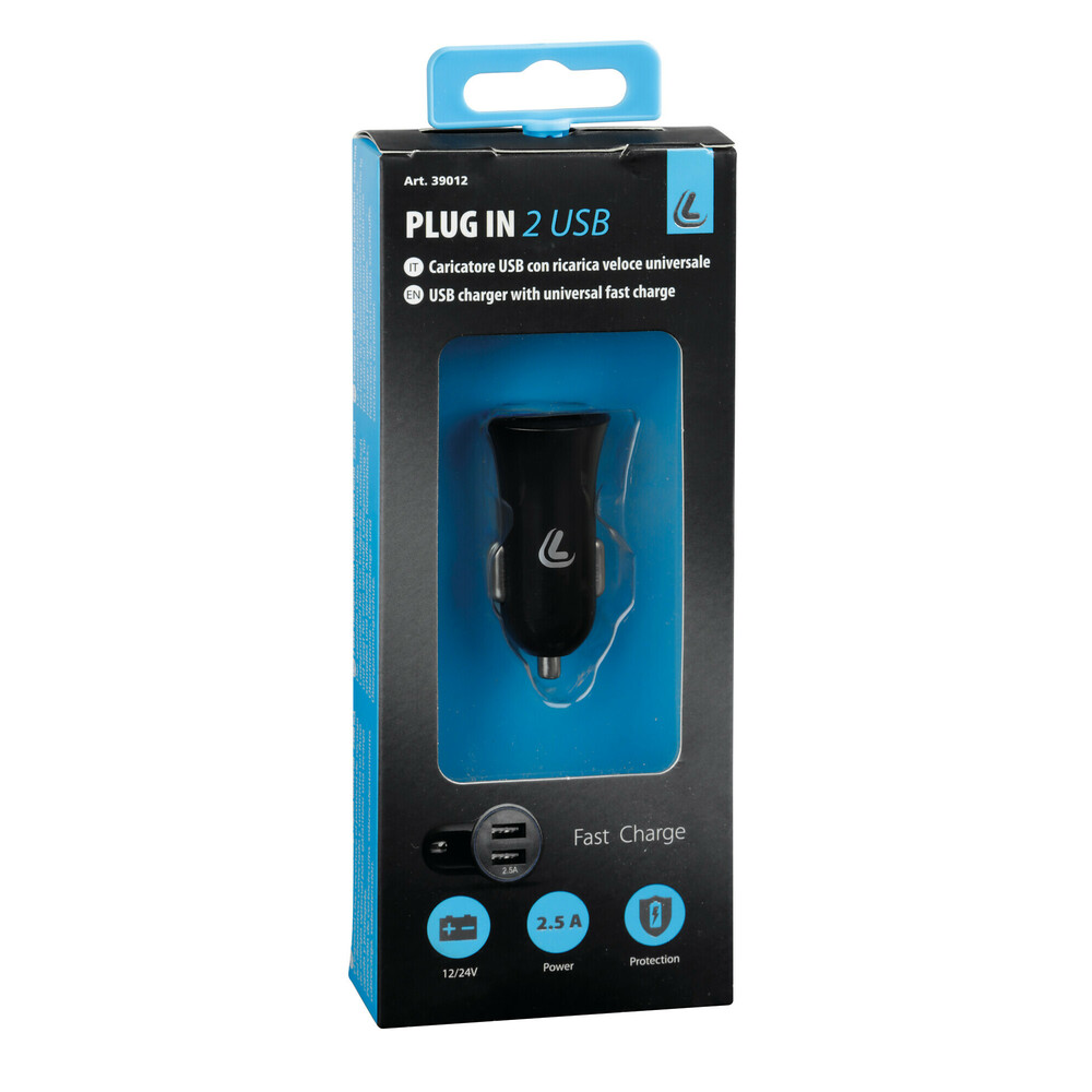 Εικόνα 5 από 5 — ΑΝΤΑΠΤΟΡΑΣ ΑΝΑΠΤΗΡΑ ΜΕ 2 USB 12/24V 2500 mA LED PLUG-IN 2 (Φ 25mm / ΜΗΚΟΣ 51mm)
