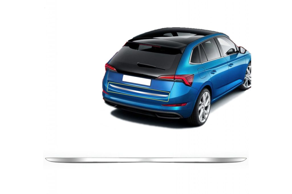 Εικόνα 1 από 1 — TRIM  ΠΟΡΤ ΜΠΑΓΚΑΖ ΧΡΩΜΙΟ ΓΙΑ SKODA KAROQ 2017+