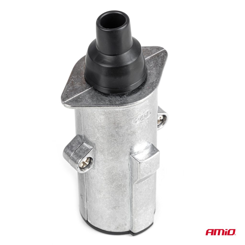 Εικόνα 4 από 5 — Amio – Πρίζα Κοτσαδόρου 24V 7PIN Type N Αλουμινίου Heavy Duty για Ασφαλή Σύνδεση & Καθημερινή Χρήση – 1 Τεμ. (04790/AM)