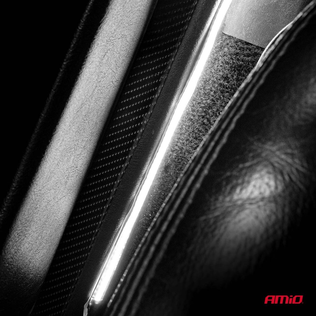 Εικόνα 4 από 10 — Amio – Ταινία LED COB 12V Λευκή 2x30cm Flexible για Ισχυρό Εσωτερικό Φωτισμό & Easy Install – Σετ 2 Τεμ. (04569/AM)