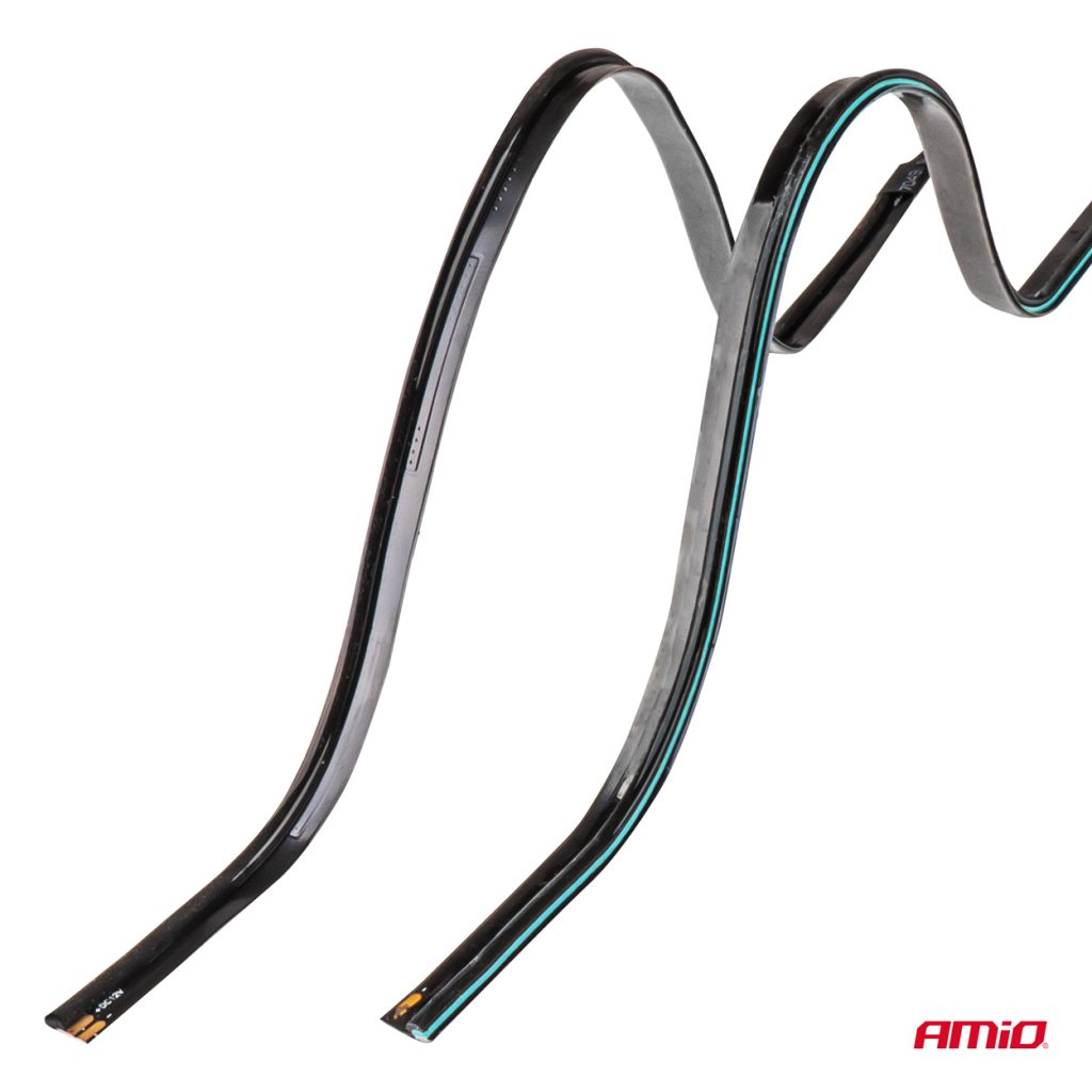 Εικόνα 4 από 9 — Amio – Ταινία LED COB 12V Μπλε 2x30cm Flexible Πλαϊνού Φωτισμού για Σήμανση & Dynamic Look – Σετ 2 Τεμ. (04578/AM)