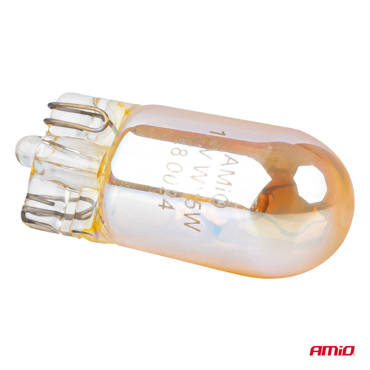 Εικόνα 4 από 6 — Amio – Λάμπες Αλογόνου WY5W W2.1×9.5d Καρφωτές 12V 5W Πορτοκαλί Lumitec για Φλας & Καθαρή Σήμανση – Σετ 2 Τεμ. (04626/AM)