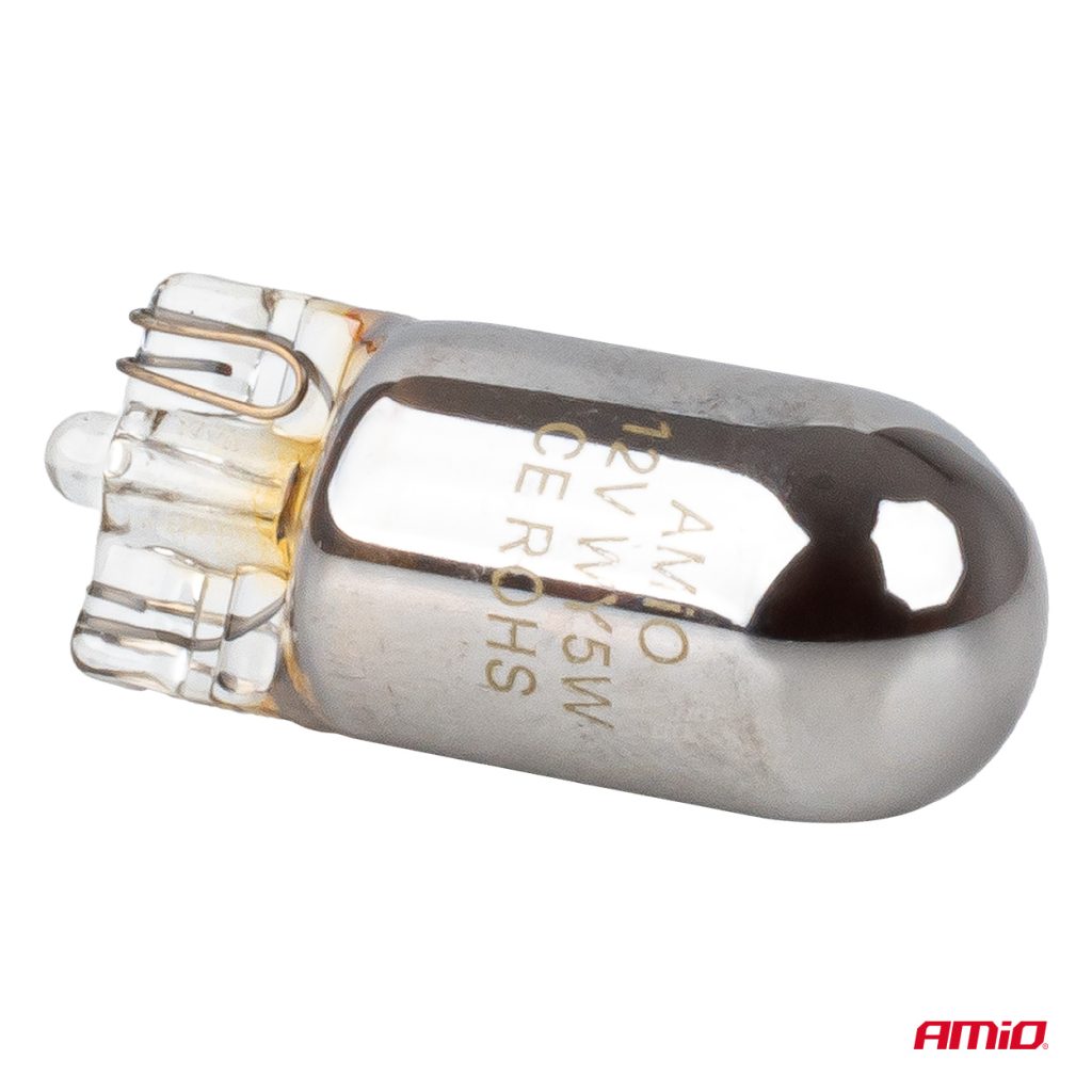 Εικόνα 4 από 6 — Amio – Λάμπες Αλογόνου WY5W W2.1×9.5d Καρφωτές 12V 5W Λευκό/Χρώμιο Lumitec για Φωτισμό Θέσης & Εσωτερικό – Σετ 2 Τεμ. (04628/AM)