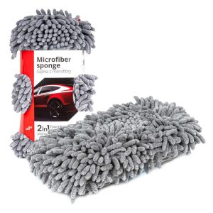 Amio Σφουγγάρι Πλυσίματος Μικροΐνας Microfiber 27x14x6 cm CWASH-08 Μπλε για Καθαρισμό και Περιποίηση Αυτοκινήτου - 1 τεμ. (01275/AM)