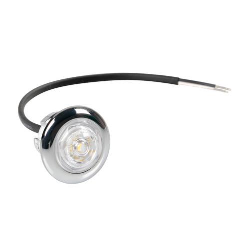 Εικόνα 1 από 3 — ΦΩΣ ΟΓΚΟΥ 12/24V LED ΛΕΥΚΟ ΣΤΡΟΓΓΥΛΟ 19,5mm 1ΤΕΜ.