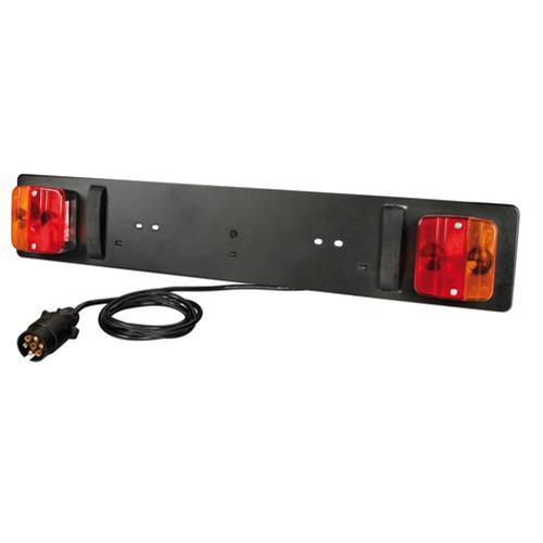 Εικόνα 1 από 2 — Μπάρα Τρέιλερ με φανάρια 12V 78x14cm με καλώδιο 2m και 7 PIN