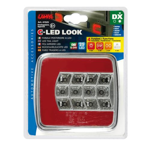 Εικόνα 3 από 8 — ΔΕΞΙ ΠΙΣΩ ΦΑΝΑΡΙ 12/24V C-LED LOOK (25 LED) – 1ΤΕΜ.