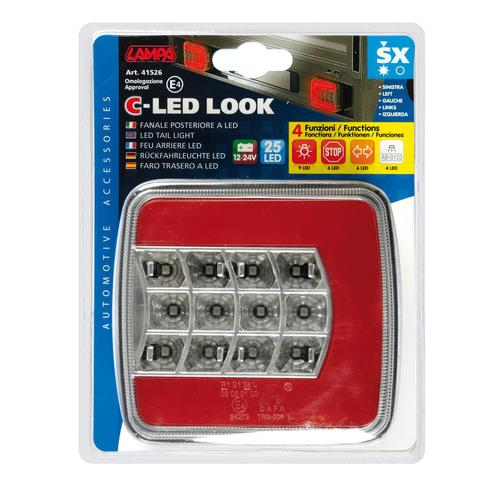 Εικόνα 2 από 7 — ΑΡΙΣΤΕΡΟ ΠΙΣΩ ΦΑΝΑΡΙ 12/24V C-LED LOOK (25 LED) – 1ΤΕΜ.