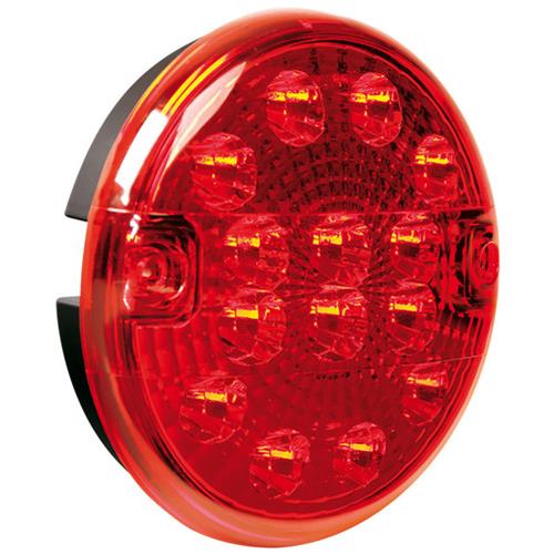 Εικόνα 2 από 5 — ΦΩΣ ΦΟΡΤΗΓΟΥ ΠΙΣΩ 12/24V 14LED ΚΟΚΚΙΝΟ ΣΤΡΟΓΓΥΛΟ 140mm 1ΤΕΜ.