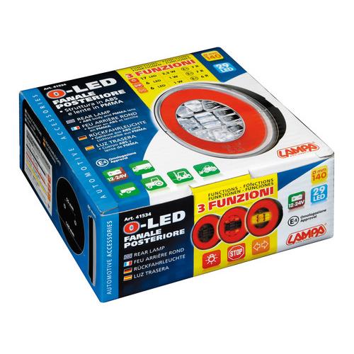 Εικόνα 6 από 7 — ΦΩΣ ΦΟΡΤΗΓΟΥ ΠΙΣΩ 12/24V O-LED 29LED 3 ΧΡΗΣΕΩΝ ΣΤΡΟΓΓΥΛΟ 140mm 1ΤΕΜ.