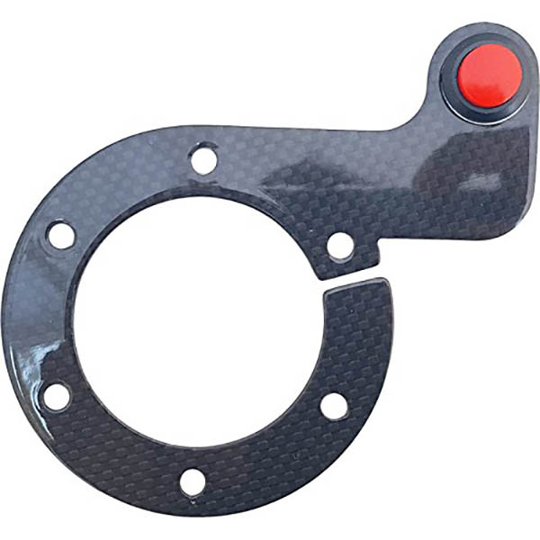 Εικόνα 1 από 1 — ΚΟΥΜΠΙ REAL CARBON PUSH BUTTON ΤΙΜΟΝΙΟΥ 6ΤΡΥΠΟ