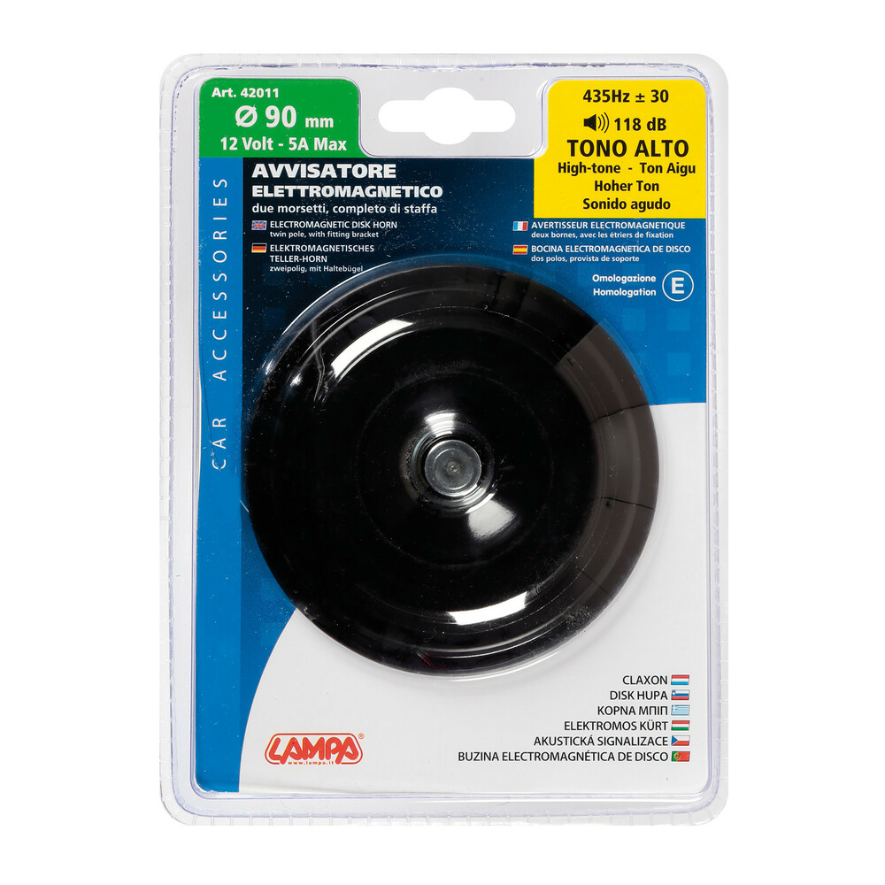 Εικόνα 2 από 2 — ΚΟΡΝΑ 12V 5A/435Hz/118dB 90mm (ΑΠΛΟ ΜΠΙΠ)