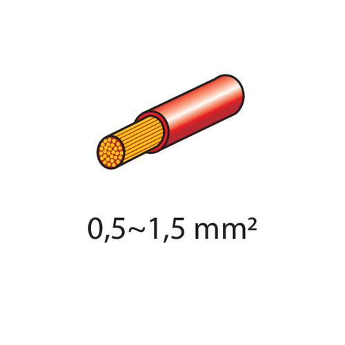 Εικόνα 2 από 3 — Φισάκια κιτ 2,8×0,5mm 20τεμ. Κόκκινα