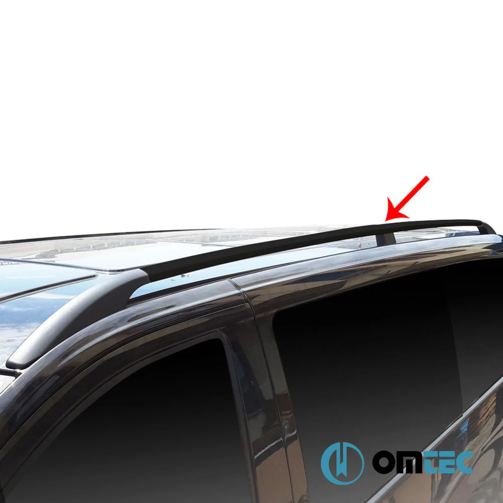 Εικόνα 2 από 4 — ΜΠΑΡΕΣ ΟΡΟΦΗΣ ΓΙΑ MERCEDES VITO / VIANO W639/W447 2003+ ΠΑΡΑΛΛΗΛΕΣ ΑΛΟΥΜΙΝΙΟΥ L3 ΜΑΥΡΕΣ OMTEC – 2 τεμ.